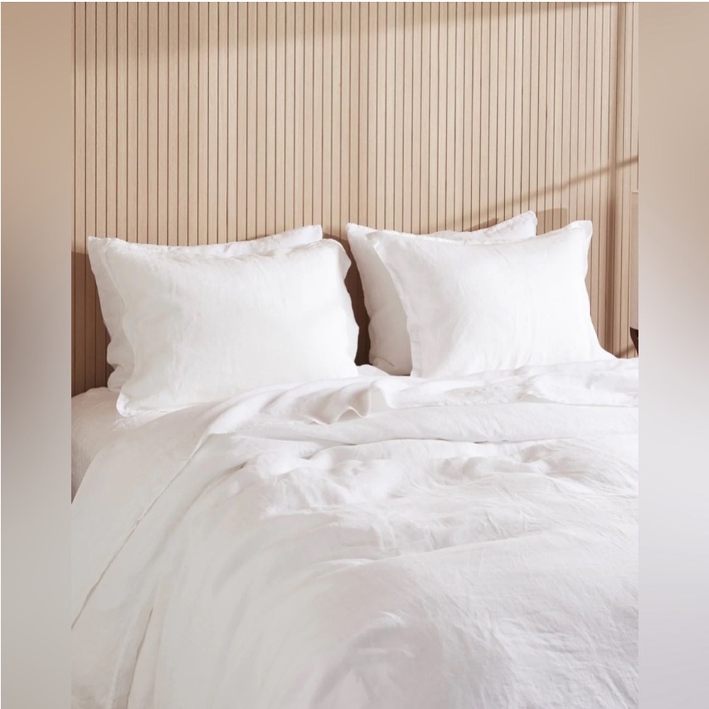 NWT Parachute Linen Sham Set (King)